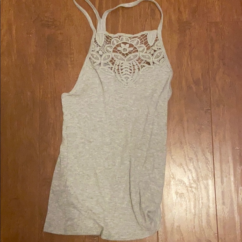 girls aéropostal gray tank top